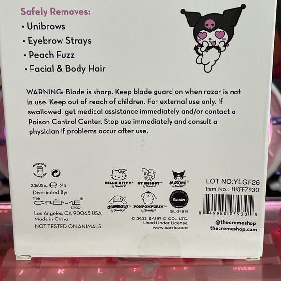 The Creme Shop Sanrio Hello Kitty Friends Razors Over Fuzz Perfect Arch Shaping - Picture 8 of 9